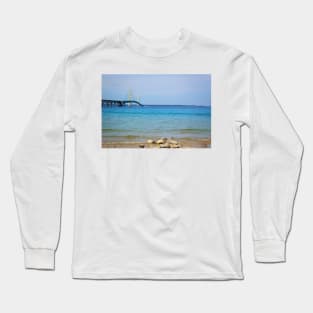 Mackinac Bridge, Mackinaw City, Michigan Long Sleeve T-Shirt